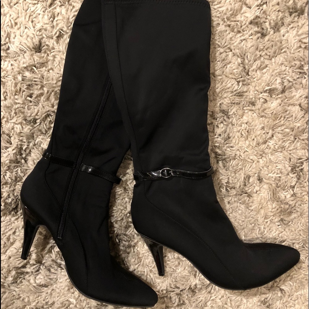 Nine West High Heeled Boots with Buckle detail